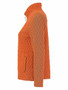 Side of the Quilted Zip Jacket style 76192 from Dolcezza in the color rust