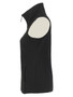 Side of the Quilted Vest with Rhinestone Neckline style 76182 from Dolcezza in the color black