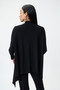 Back of the Sequins Trim Cardigan from Joseph Ribkoff in the color black