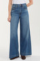 Front of the Relaxed Fit 32" Wide Leg Jeans style LM7B56SSL from Liverpool in the autumn fade wash