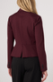 Back of the Peplum Military Jacket style LM1D05M42 from Liverpool Jeans in the color dark oxblood