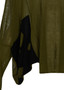 Close up of the Lightweight Avery Sweater style KZN-1110 from Kozan in the color olive