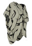 Side of the Fari Poncho Top style SW-41045 from Kozan in the rhythm print