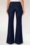 Back of the Lucy 32" Bootcut Wide Hem Jeans tyle LM4735F80 from Liverpool Jeans in the color halifax