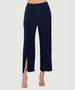 Front of the Cropped Front Slit Pant style P1896 from Last Tango in the color navy