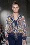 Front of the Brocade Linen Bomber Jacket style 33mo15yu from Look Mode in the color navy