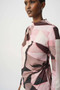 Front of the Geometric Print Lurex Sweater style 264205 from Joseph Ribkoff in the multi print