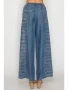 Back of the Rhinestone Chambray Relaxed Jeans style 5009 from Origami in the color denim
