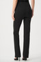 Back of the Flared Pants with Rhinestones style 264074 from Joseph Ribkoff in the color black