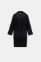 Front of the Studded Sweater Coat style 264921 from Joseph Ribkoff in the color black