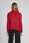 Back of the Spot On Cowl Neck Sweater style 891357 from Olivia in the color roma