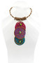 Front of the Confetti Bronze Twist Wire Necklace SKU 31894 from Jeff Lieb