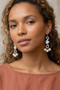 Front of the Faux Pearl Spiral Pendant Earrings SKU 31916 from Jeff Lieb