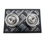 Front of the Silver Spiral Stud Back Earrings SKU 31918 from Jeff Lieb