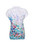 Back of the Multicolor Tie Bottom Blouse from Dolcezza