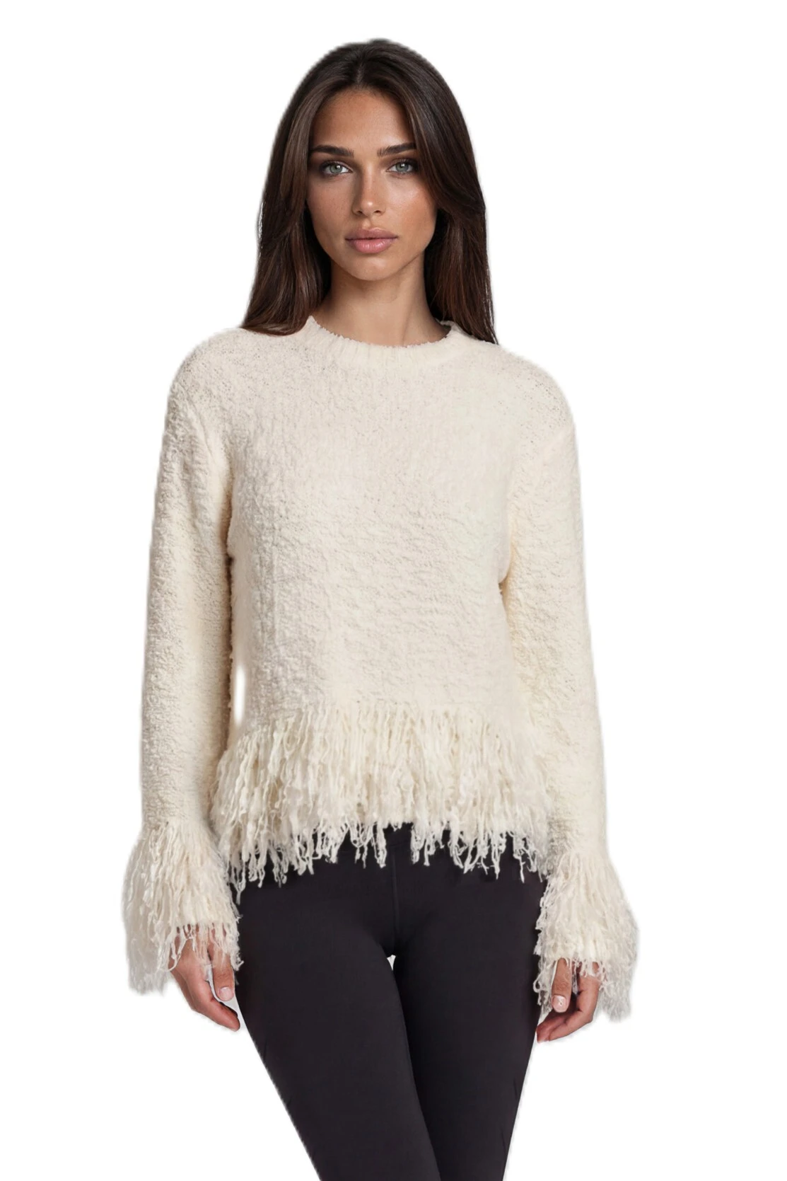 Joseph Ribkoff Lurex Sweater Animal Print Boxy Tunic