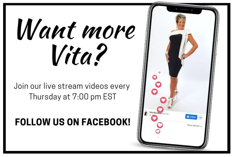 Want more Vita? Join our live stream videos every Thursday at 7:00 pm EST. Follow us on Facebook!