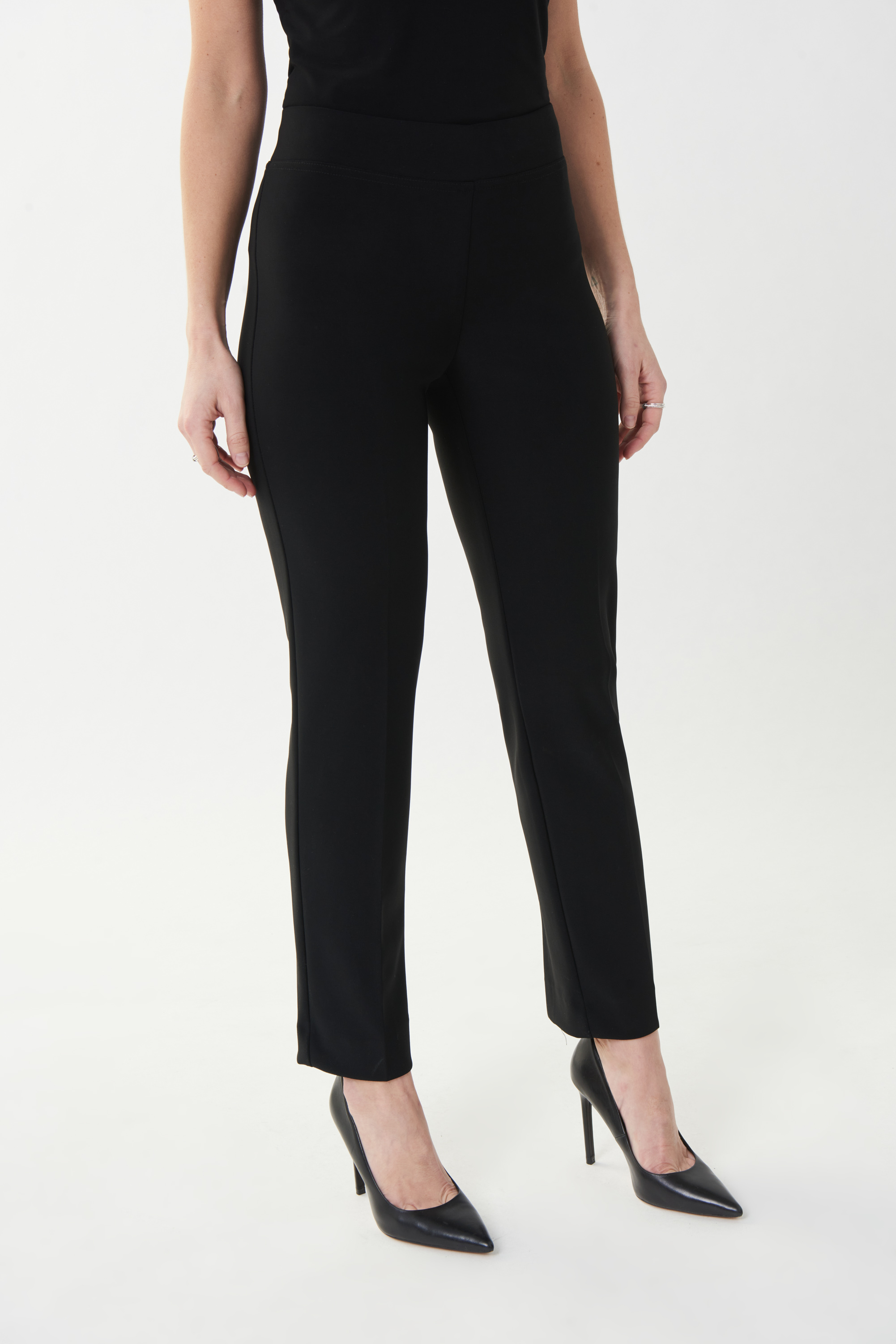 【HI FI FNK】(W) Ent Slit Snap Pants high-waist-wide-leg-high-slit-