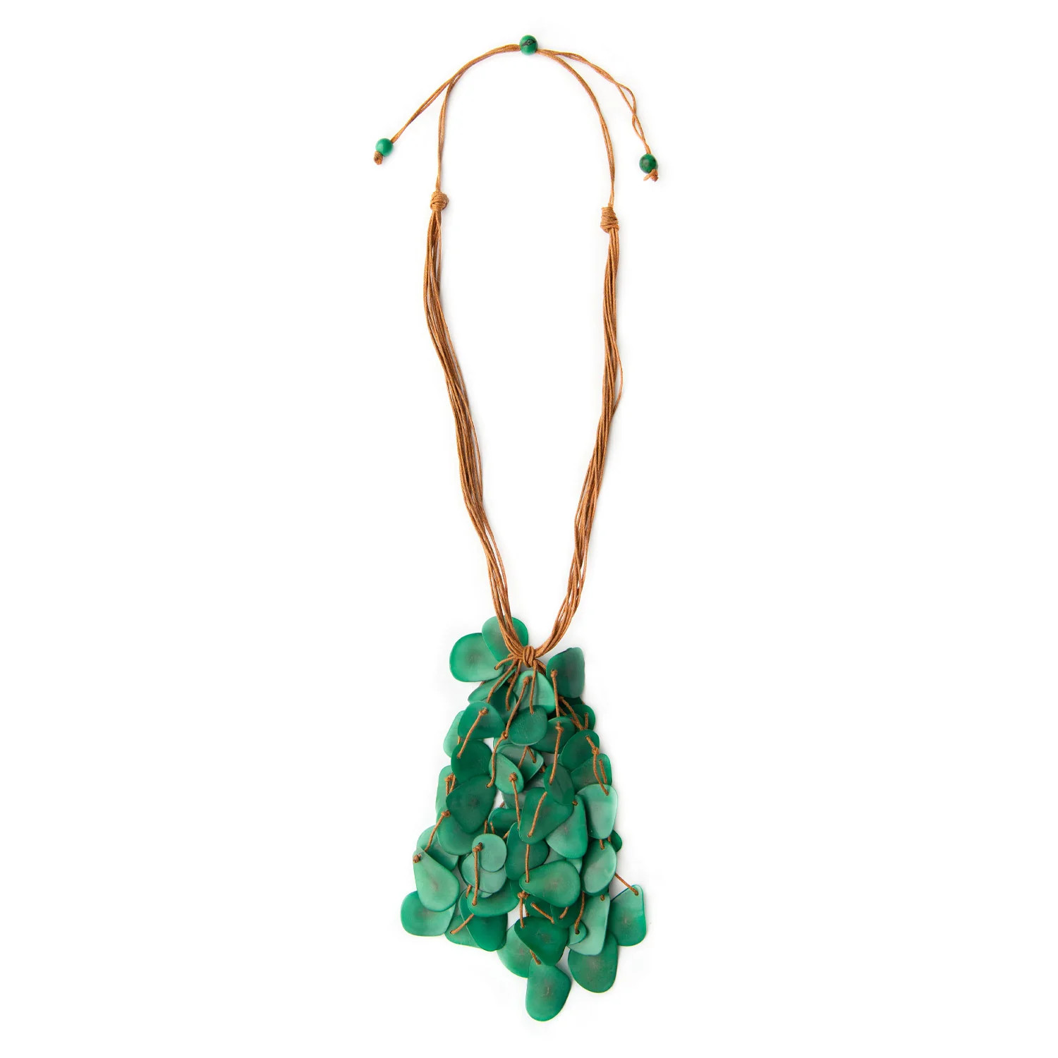 Carter Emerald Green Necklace SKU 25717 - Vita Boutique