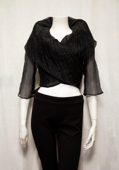 トップス crinkle crinkle crinkleEMBROIDERY BOLERO Crinkle Organza Bolero - Vita Boutique
