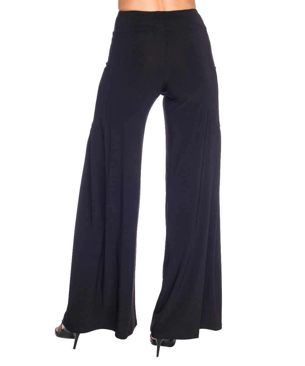 Minnie Rose Viscose Palazzo Pant with Pockets 94124