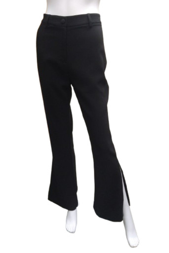 Flare Side Slit Pants - Vita Boutique