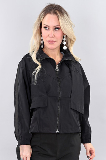 Short Zip-Up Jacket - Vita Boutique