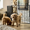 DogSpace Max L Multi Expandable Dog Gate, Black (90-223cm) Lifestyle