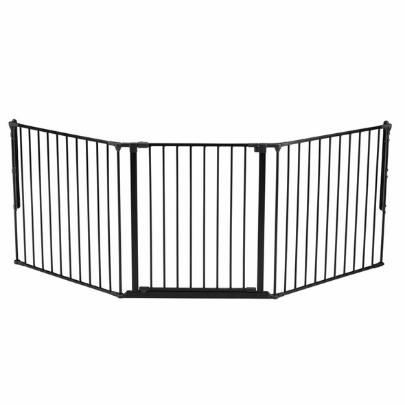 DogSpace Max L Multi Expandable Dog Gate, Black (90-223cm)