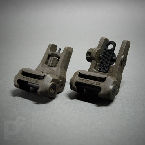 実物 Magpul MBUS3 Front＆Rearセット Magpul MBUS 3 Front & Rear Sight Set - Botach