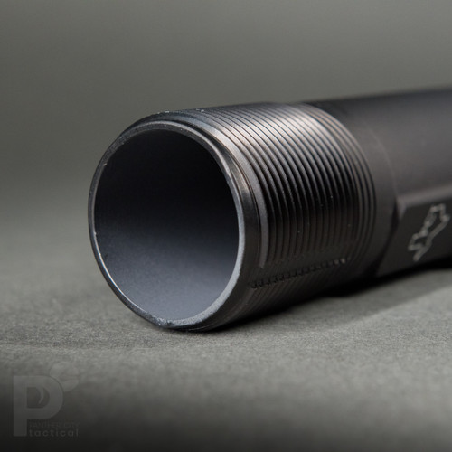 PCT AR15 Carbine Buffer Tube 6 Postition with 4 Through Holes and Dry Film Lubricated PCT AR15 Carbine Buffer Tube 6 Postition with 4 Through Holes and Dry Film Lubricated