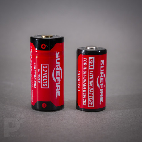 Rechargeable 18350 vs 123A