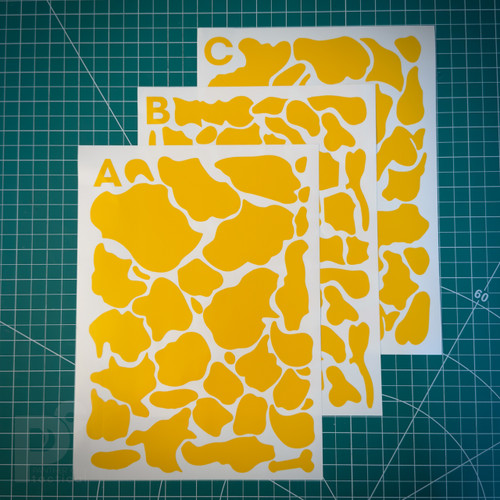 Panther City Tactical Stencil - Frog Skin / Duck Hunter