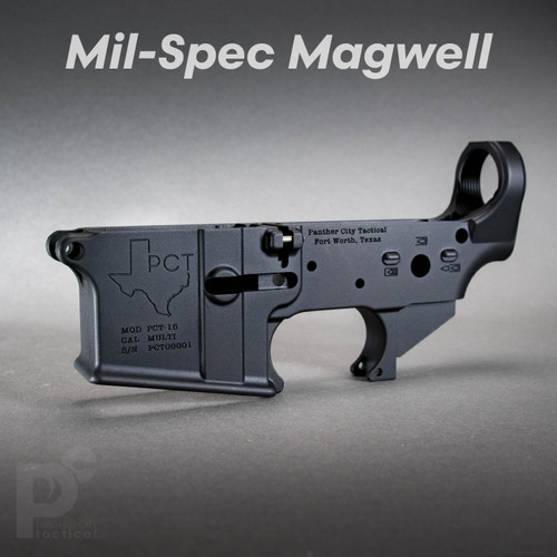 PNTHR 'OPSEC' Stripped AR-15 Lower Receiver