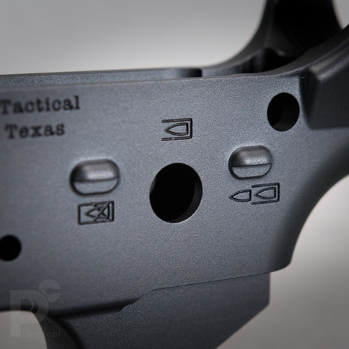 Full auto selector markings.