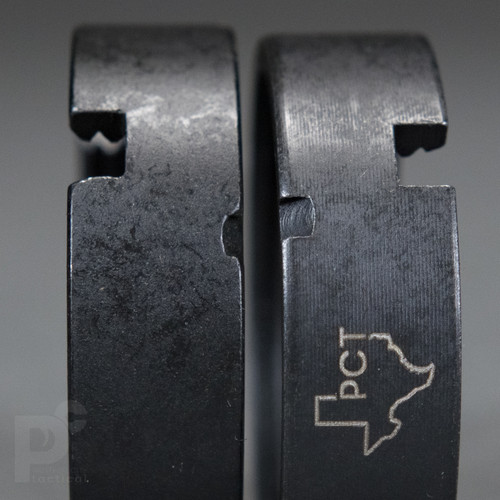 PCT Castle Nut (right) vs common stamped castle nut