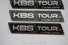 Uncut KBS Tour C-Taper Black LIMITED 130 X-STIFF 4-PW Iron Shaft Set PULLS .355T