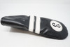 Golf Black "3" Miscellaneous Fairway Wood Headcover Head Cover Good *A1