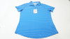 FootJoy W OPN CLAR Stripe Polo Womens Size Small Blue/White 1056A 01271302 New