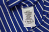 FootJoy Golf Breton Stripe Pique Knit Collar & Slvband Polo  Mens Size  Large Ocean w Wt/KeyLime Regular 1007C 01253058 New