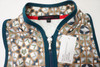 Greyson Prosmatic Wolf Sleeveless Polo Womens Small Sand Storm 971A 01208770