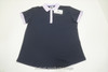 FootJoy Short Sleeve Color Block Polo Womens Size Medium Navy 798B 01047745 New