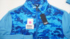 Straight Down Golf Patton JacketMens SizeMedium Aqua Regular 965A 01202249 New