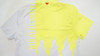 Waac Golf ZigZag Polo  Mens Size  1 Yellow/White Regular 1028C 01238402 New
