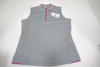 FootJoy Golf 1/4 Zip Printed Shirt Polo Womens Size Medium Grey 857B 1103669 New