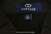 Vantage Golf Full Zip Pullover  Mens Size  Large Black Regular 845B 01088320 New