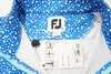 FootJoy 1/4 Zip MID Pullover Womens Size Small White/Blue/Aqua 989A 1217353 New