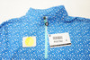 FootJoy 1/4 Zip MID Pullover Womens Size Small White/Blue/Aqua 989A 1217353 New