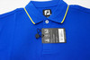 FootJoy Breton Stripe Pique Polo Mens Medium Ocean-Lime 975G 01210657