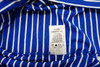 FootJoy Breton Stripe Pique Polo Mens Medium Ocean-Lime 975G 01210657